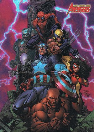 Rittenhouse Archives The Complete Avengers 1963-Present Earth's Mightiest Heroes MH5 David Finch / Danny Miki