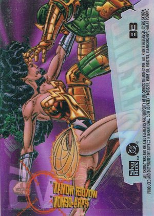SkyBox DC Legends Battlezone Card B3 Wonder Woman vs. Para-Demon