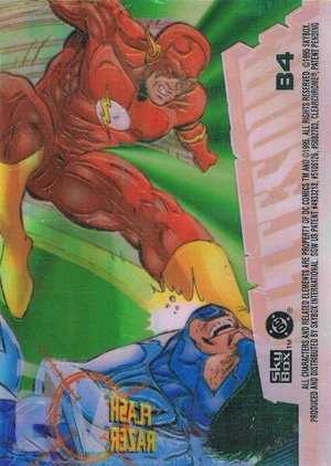 SkyBox DC Legends Battlezone Card B4 Flash vs. Razer
