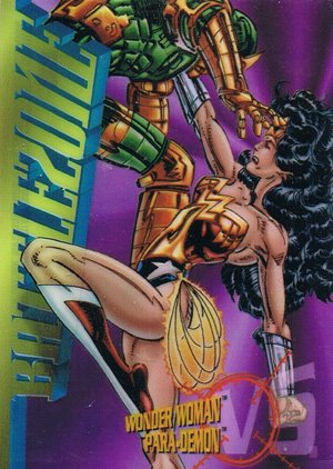 SkyBox DC Legends Battlezone Card B3 Wonder Woman vs. Para-Demon