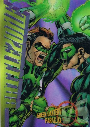 SkyBox DC Legends Battlezone Card B5 Green Lantern vs. Parallax