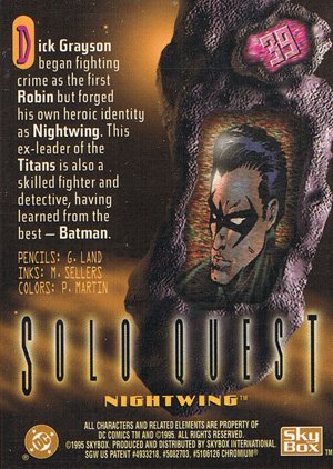 SkyBox DC Legends Base Card 39 Nightwing
