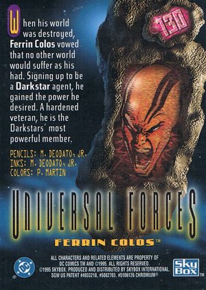 SkyBox DC Legends Base Card 130 Ferrin Colos