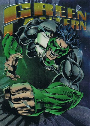 SkyBox DC Legends Hard Hitters Card H-4 Green Lantern