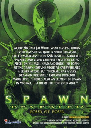 Inkworks Spawn the Movie Spawn Revealed Card 4 Puzzle bottom right