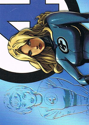 Rittenhouse Archives Fantastic Four Archives Legendary Heroes Embossed Foil Card LH2 Invisible Woman