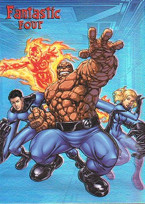 Rittenhouse Archives Fantastic Four Archives Ready for Action Card A18 Marvel Adventures Fantastic Four #0