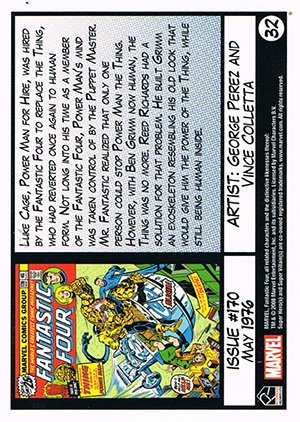 Rittenhouse Archives Fantastic Four Archives Base Card 32 Issue #170 - May 1976