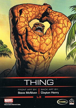 Rittenhouse Archives Legends of Marvel Thing L3 
