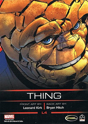 Rittenhouse Archives Legends of Marvel Thing L4 