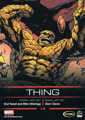 Rittenhouse Archives Legends of Marvel Thing L5 