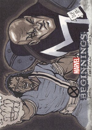 Upper Deck Marvel Beginnings Series II Sketch Card  Chris Foreman