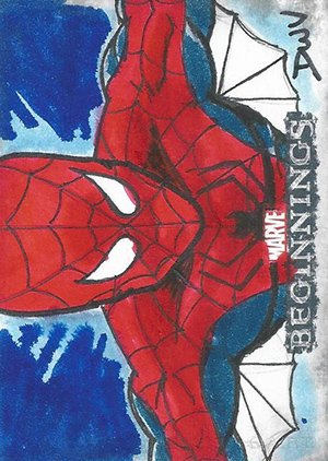 Upper Deck Marvel Beginnings Series II Sketch Card  Daniel Vest