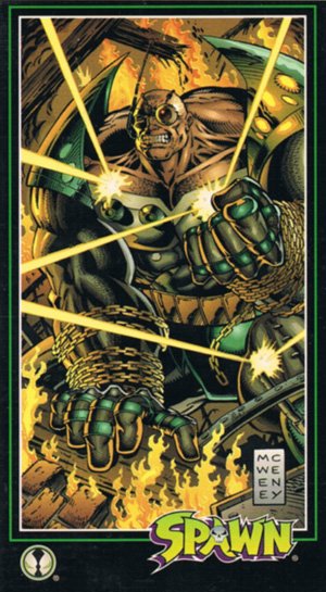 Image/Wildstorm Spawn Base Card 31 Overkill Makes an Entrance