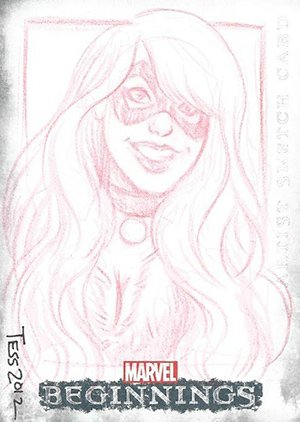 Upper Deck Marvel Beginnings Series II Sketch Card  Tess Fowler