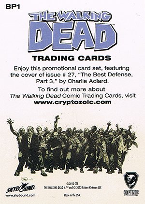 Cryptozoic The Walking Dead Comic Book Binder Puzzle Card BP1 