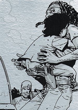 Cryptozoic The Walking Dead Comic Book Parallel Card 50 Friendship