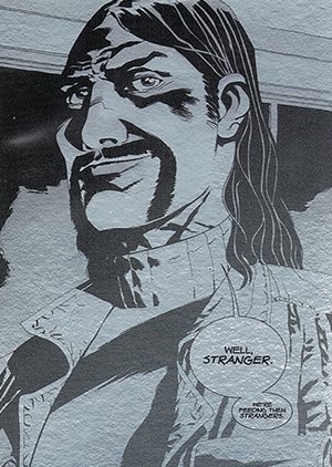 Cryptozoic The Walking Dead Comic Book Parallel Card 82 The Govenor