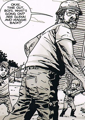 Cryptozoic The Walking Dead Comic Book Base Card 35 Safety