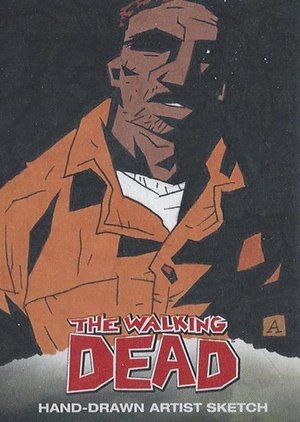 Cryptozoic The Walking Dead Comic Book Sketch Card  Adam Cline