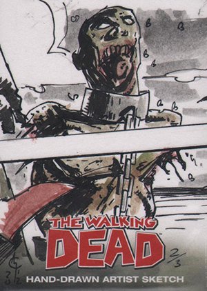 Cryptozoic The Walking Dead Comic Book Sketch Card  Clayton McCormack