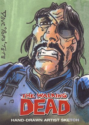 Cryptozoic The Walking Dead Comic Book Sketch Card  Dave Tata
