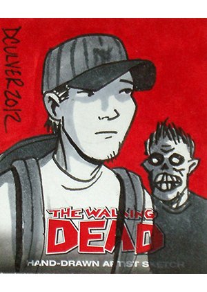 Cryptozoic The Walking Dead Comic Book Sketch Card  Dennis Culver