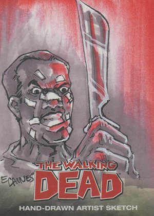 Cryptozoic The Walking Dead Comic Book Sketch Card  Erik Caines