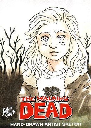 Cryptozoic The Walking Dead Comic Book Sketch Card  Irma Ahmed
