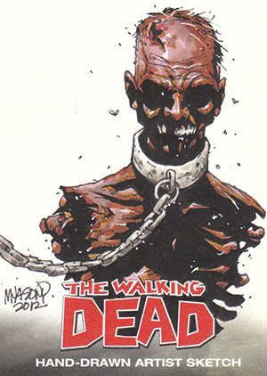 Cryptozoic The Walking Dead Comic Book Sketch Card  Jason Paz