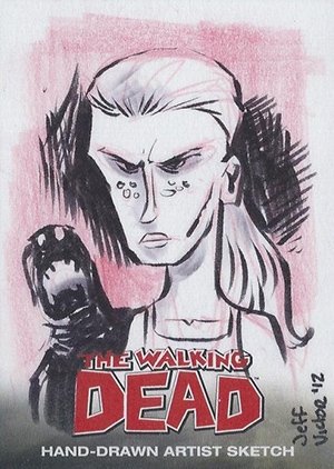 Cryptozoic The Walking Dead Comic Book Sketch Card  Jeff Victor