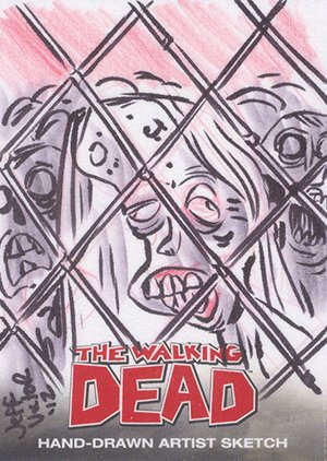 Cryptozoic The Walking Dead Comic Book Sketch Card  Jeff Victor