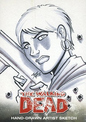 Cryptozoic The Walking Dead Comic Book Sketch Card  Marcus Smith