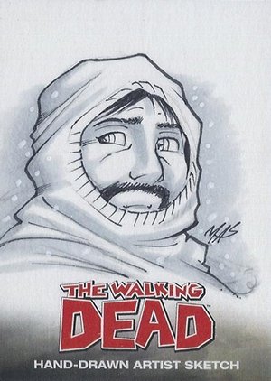 Cryptozoic The Walking Dead Comic Book Sketch Card  Marcus Smith
