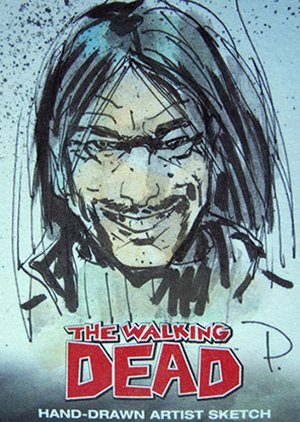 Cryptozoic The Walking Dead Comic Book Sketch Card  Mark Pennington