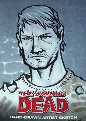 Cryptozoic The Walking Dead Comic Book Sketch Card  Matthew Minor