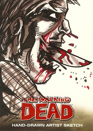 Cryptozoic The Walking Dead Comic Book Sketch Card  Michael Duron