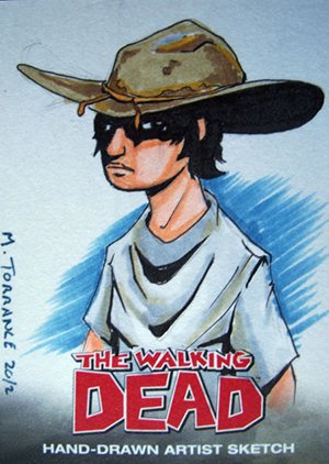 Cryptozoic The Walking Dead Comic Book Sketch Card  Mike Torrance