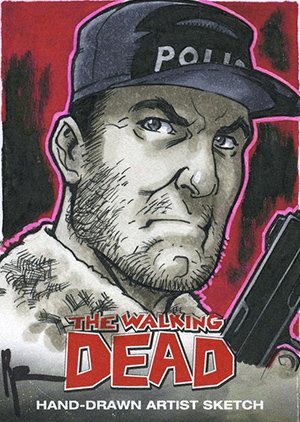 Cryptozoic The Walking Dead Comic Book Sketch Card  Remi Dousset
