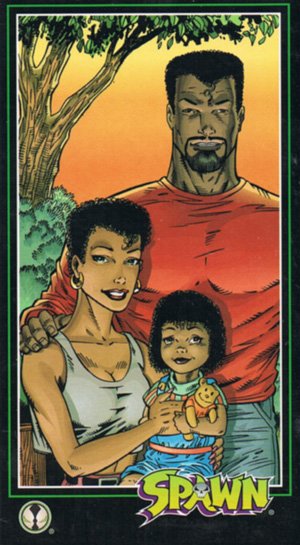 Image/Wildstorm Spawn Base Card 69 The Family at Home