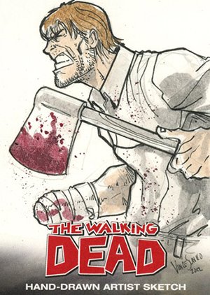 Cryptozoic The Walking Dead Comic Book Sketch Card  Vince Sunico