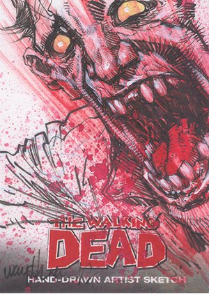 Cryptozoic The Walking Dead Comic Book Sketch Card  Jonathan Wayshak