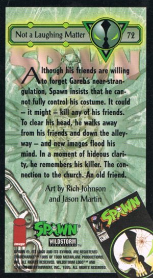 Image/Wildstorm Spawn Base Card 72 Not a Laughing Matter