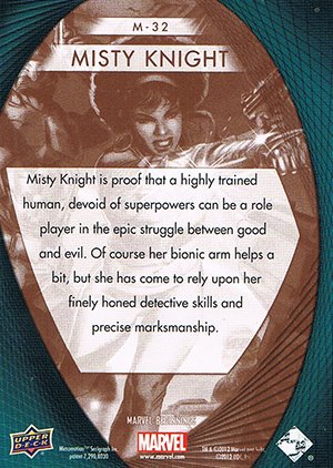 Upper Deck Marvel Beginnings Series II Marvel Prime Micromotion Card M-32 Misty Knight