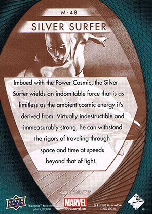 Upper Deck Marvel Beginnings Series II Marvel Prime Micromotion Card M-48 Silver Surfer