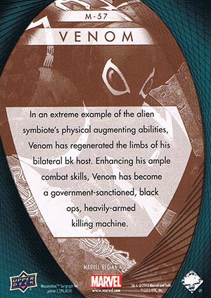 Upper Deck Marvel Beginnings Series II Marvel Prime Micromotion Card M-57 Venom