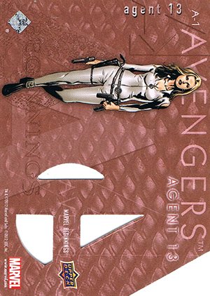 Upper Deck Marvel Beginnings Series II Die-Cut Avengers Card A-1 Agent 13