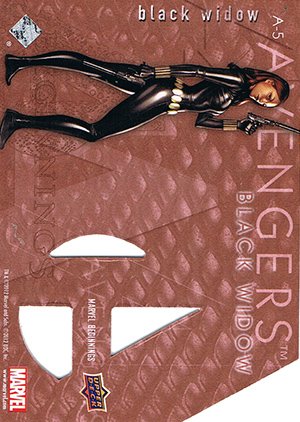 Upper Deck Marvel Beginnings Series II Die-Cut Avengers Card A-5 Black Widow