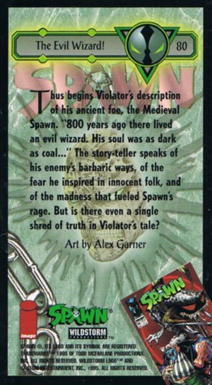 Image/Wildstorm Spawn Base Card 80 The Evil Wizard!