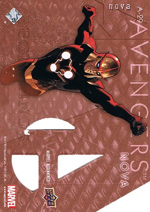 Upper Deck Marvel Beginnings Series II Die-Cut Avengers Card A-29 Nova